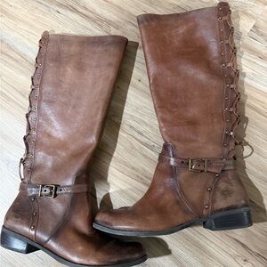 Gianni Bini Tan Over the Knee Boots